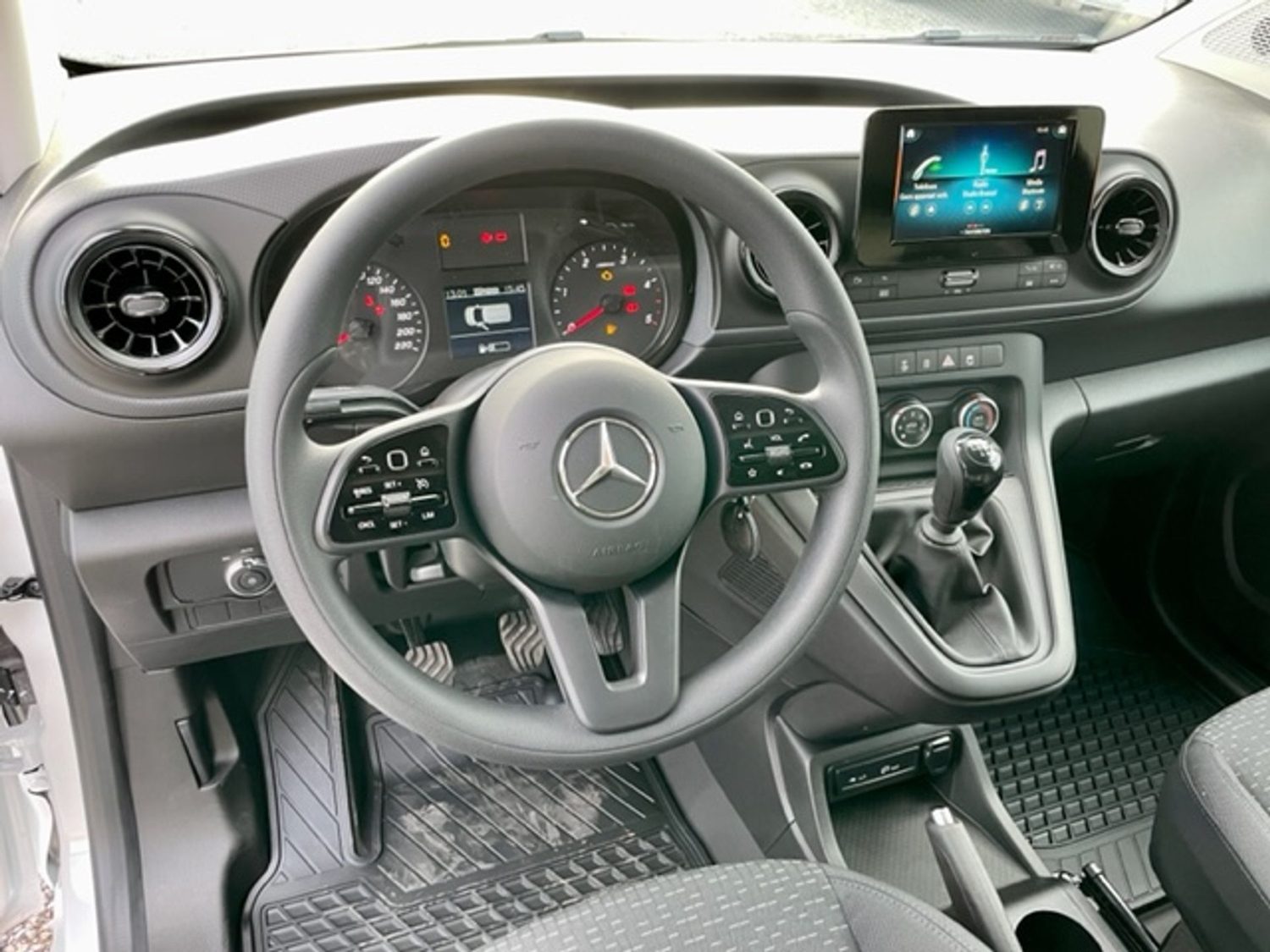 Het dashboard van de Mercedes Citan