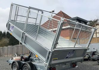 De Ifor Williams kipper van BEXX Verhuur