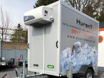 De koeltrailer van BEXX Verhuur