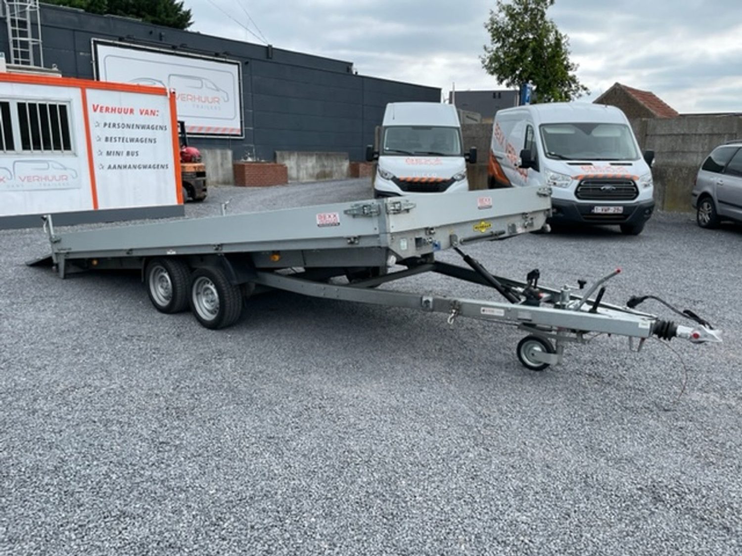 De multifunctionele trailer van BEXX Verhuur