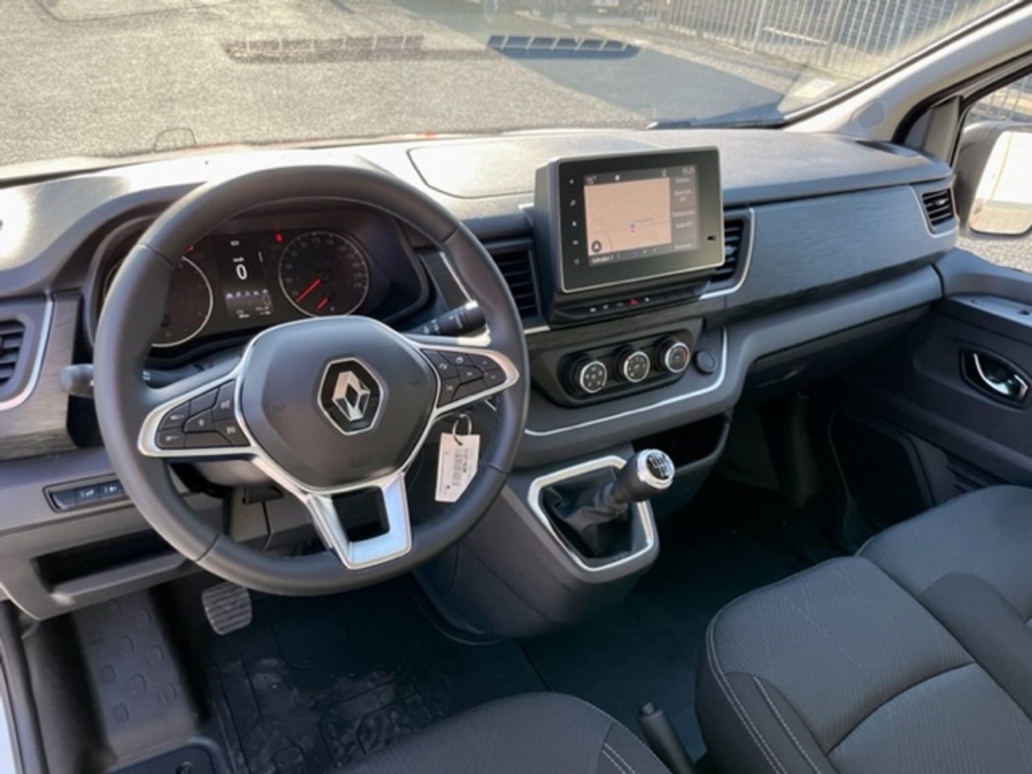 Het dashboard van de Renault Trafic