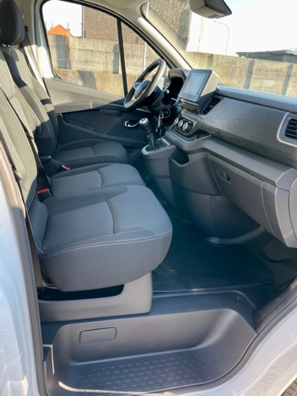De cabine van de Renault Trafic