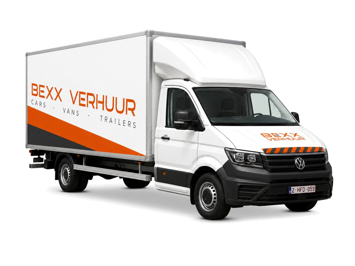 Verhuiswagen 20 m³ met laadbrug huren bij BEXX Verhuur