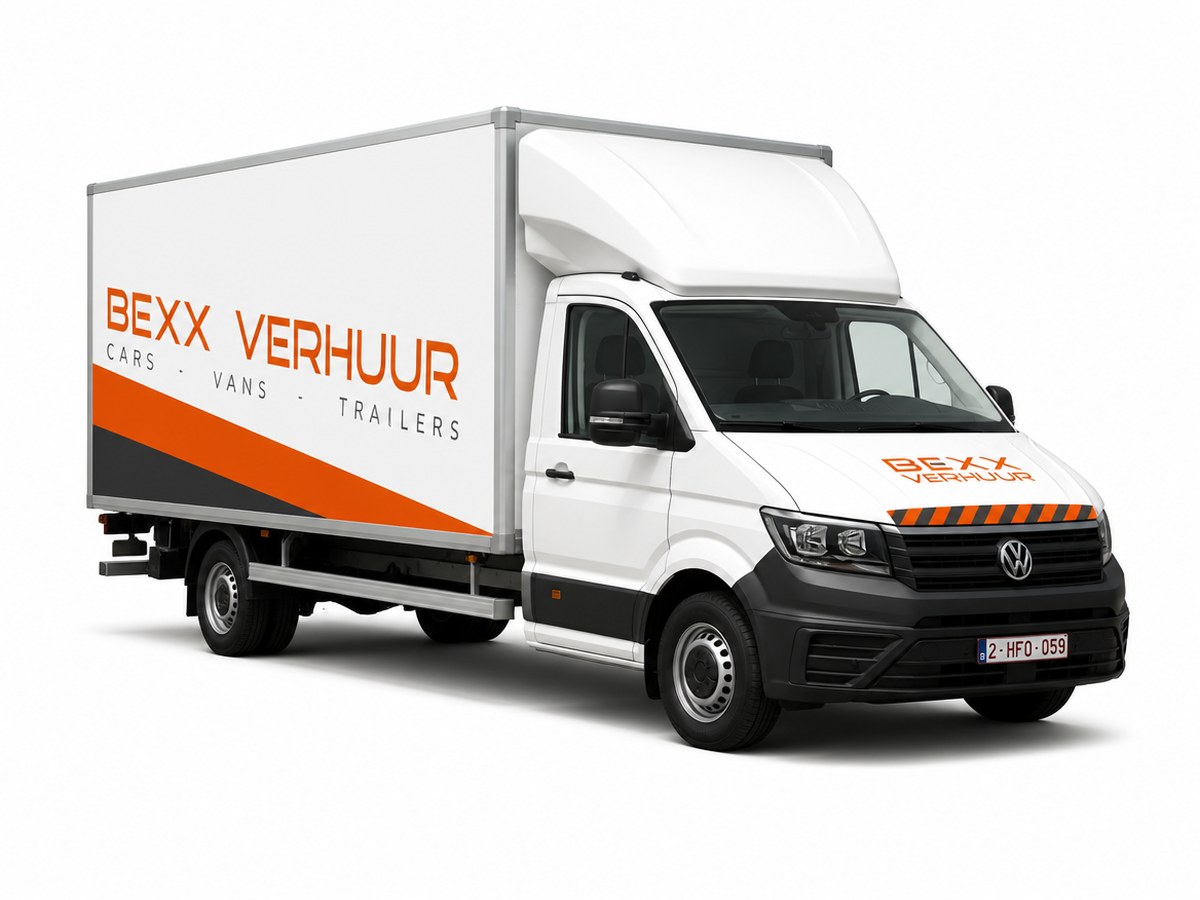 Verhuiswagen 20 m³ automaat huren bij BEXX Verhuur in Boutersem